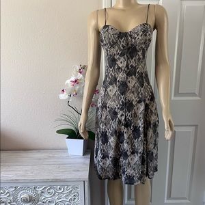 Free People New Romantics Button Front Sweetheart Spaghetti Strap Dress Size 2